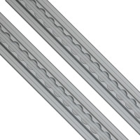 Airlineschiene, Flachprofil, eloxiert, klebbar, Länge 2 m im 2er Set Airlineschiene, Flachprofil, eloxiert, klebbar, Länge 2 m im 2er Set