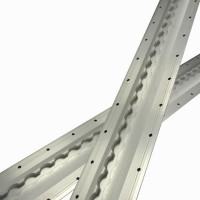 Airlineschiene, Deckenprofil Premium, vorgebohrt, Länge 1,96 m im 2er Set Airlineschiene, Deckenprofil Premium, vorgebohrt, Länge 1,96 m im 2er Set