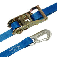 Spanngurt / Zurrgurt, LC 500/1000 daN, 6 m, 25 mm, 2-teilig, Karabinerhaken - 10 Stück Spanngurt / Zurrgurt, LC 500/1000 daN, 6 m, 25 mm, 2-teilig, Karabinerhaken - 10 Stück