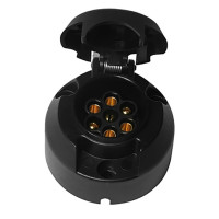 ASPÖCK Steckdose, 12 V, 7-pol., Kunststoff - 13-3107-007 ASPÖCK Steckdose, 12 V, 7-pol., Kunststoff - 13-3107-007