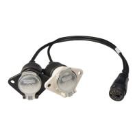 ASPÖCK Versorgungskabel, 2 x 7-pol.Steckdose ASS LP 20, 600 mm - 58-6649-004 ASPÖCK Versorgungskabel, 2 x 7-pol.Steckdose ASS LP 20, 600 mm - 58-6649-004