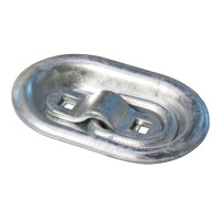 Zurröse Zurrbügel m. Lasche u. Zurrmulde feuerverzinkt 2000 daN DIN EN 12640 Zurröse Zurrbügel m. Lasche u. Zurrmulde feuerverzinkt 2000 daN DIN EN 12640