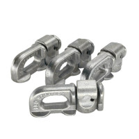 Doppel-Endbeschlag für Airlineschiene LC 1100 daN, 4er Set Doppel-Endbeschlag für Airlineschiene LC 1100 daN, 4er Set