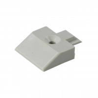 Endstück für Airlineschienen Vierkantprofil eloxiert, Standard, Farbe grau Endstück für Airlineschienen Vierkantprofil eloxiert, Standard, Farbe grau