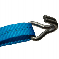 Edelstahl Doppelspitzhaken, LC 550 daN, Gurtbreite 25 mm Edelstahl Doppelspitzhaken, LC 550 daN, Gurtbreite 25 mm