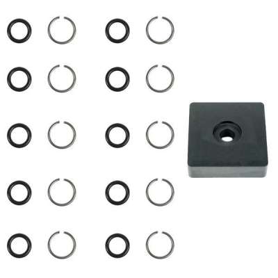 Schlagschrauber-Halteringclips – 6 Sätze 3/8 & 6 Sätze 1/2 Zoll, Mit O-Ring, Für Impact-Schrauber
