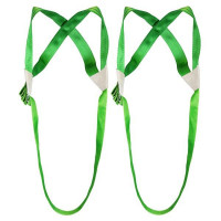 Möbeltrage-Kreuzgurt, ohne Haken, grün, 2er Set Möbeltrage-Kreuzgurt, ohne Haken, grün, 2er Set