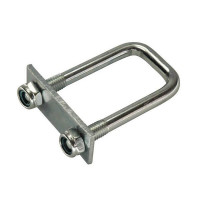 Zurrbügel, U-Bügel, mit Platte und M12 Muttern, verzinkt, LC 800 daN, 10er Set Zurrbügel, U-Bügel, mit Platte und M12 Muttern, verzinkt, LC 800 daN, 10er Set