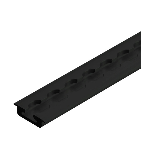 Airlineschiene, Einlassprofil Premium light, schwarz eloxiert, Länge 1 m