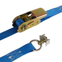 Spanngurt / Zurrgurt, LC 400/800 daN, 5 m, 25 mm, 2-teilig, Endbeschlag m. Ring, 6er Set Spanngurt / Zurrgurt, LC 400/800 daN, 5 m, 25 mm, 2-teilig, Endbeschlag m. Ring, 6er Set