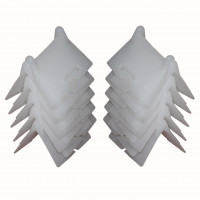 Kantenschutzwinkel, weiß, 20er Set, einfache Ausführung Kantenschutzwinkel, weiß, 20er Set, einfache Ausführung