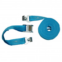 Spanngurt / Zurrgurt, LC 350/700 daN, 6 m, 35 mm, 2-teilig, Klemmschloß, Flachhaken m. Sicherung Spanngurt / Zurrgurt, LC 350/700 daN, 6 m, 35 mm, 2-teilig, Klemmschloß, Flachhaken m. Sicherung