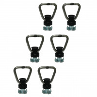 Einschraubfitting Zurrpunkt M8 Gewinde inkl. Einschlagmutter LC 500 daN - 6 Stück Einschraubfitting Zurrpunkt M8 Gewinde inkl. Einschlagmutter LC 500 daN - 6 Stück