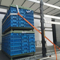 Kopflashingnetz, 50 mm, 2500 daN, Breite 2,40 m inkl. 2 Ratschen & Gurtschutz Kopflashingnetz, 50 mm, 2500 daN, Breite 2,40 m inkl. 2 Ratschen & Gurtschutz