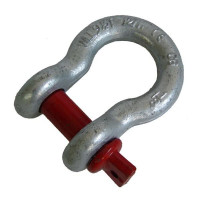 Schäkel, geschweift, Nenngröße 1 1/8 Zoll, WLL 9500 kg Schäkel, geschweift, Nenngröße 1 1/8 Zoll, WLL 9500 kg