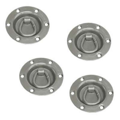 6er Set Zurrösen Zum Nachrüsten Spar Set Inkl. Gegenplatten Für - Foto 7