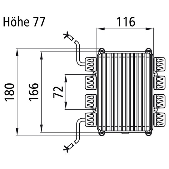 ASPÖCK Spannungswandler Gen2, 24 V auf 12 V, Kabel 2 x 0,9 m, open end - 76-9054-001