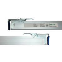 Zwischenwandverschluss / Spannbrett, Alu, 1,80 - 2,10 m, 2-teilig, DEKRA zertifiziert Zwischenwandverschluss / Spannbrett, Alu, 1,80 - 2,10 m, 2-teilig, DEKRA zertifiziert
