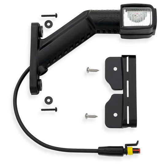 ASPÖCK Superpoint IV LED, 12/24 V, re, URL f. EcoLED II, 2-polig AMP - 31-3102-214