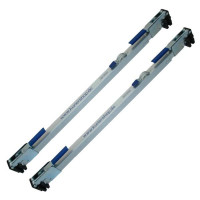 Zwischenwandverschluss, Stahl, verstellbar 1,14 m - 2,71 m - im 2er Set Zwischenwandverschluss, Stahl, verstellbar 1,14 m - 2,71 m - im 2er Set