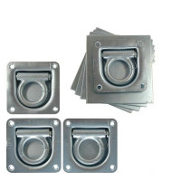 Zurrpunkt / Zurrösen Set, 4 Stück inkl. Gegenplatte, Zugkraft 800 daN Zurrpunkt / Zurrösen Set, 4 Stück inkl. Gegenplatte, Zugkraft 800 daN