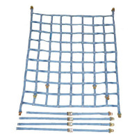 Ladungssicherungsnetz für PKW, Caddy, Maße 1,225 m x 1,375 m, LC 480 daN, Dekra zertifiziert Ladungssicherungsnetz für PKW, Caddy, Maße 1,225 m x 1,375 m, LC 480 daN, Dekra zertifiziert