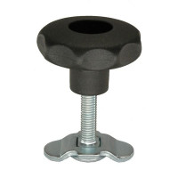 Schraubfitting mit Sterngriff für Airlineschienen, Ø 50 mm, 0-29 mm, M8 Schraubfitting mit Sterngriff für Airlineschienen, Ø 50 mm, 0-29 mm, M8