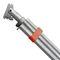 Kleiderstange f. Kombi-Ankerschienen, 2420 - 2510 mm, 350 daN, verchromt Kleiderstange f. Kombi-Ankerschienen, 2420 - 2510 mm, 350 daN, verchromt