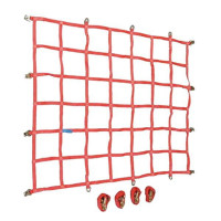 Ladungssicherungsnetz zum Niederzurren, 1,575 m x 1,350 m, LC 800 daN, DEKRA zertifiziert Ladungssicherungsnetz zum Niederzurren, 1,575 m x 1,350 m, LC 800 daN, DEKRA zertifiziert