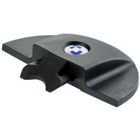 Endstück für Airlineschienen Flachprofil, Premium, Farbe schwarz Endstück für Airlineschienen Flachprofil, Premium, Farbe schwarz