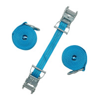 Doppelratschen-Spanngurt Set, LC 1.000/2.000 daN, 35 mm, 3-teilig, Karabiner Doppelratschen-Spanngurt Set, LC 1.000/2.000 daN, 35 mm, 3-teilig, Karabiner