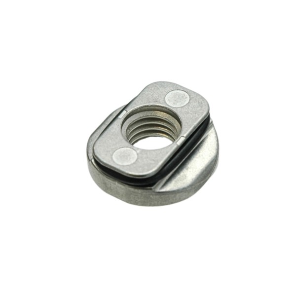 Zurrschienenmutter M8 OHNE Clipsblech, Edelstahl, Schraubfitting f. Airlineschienen-Copy