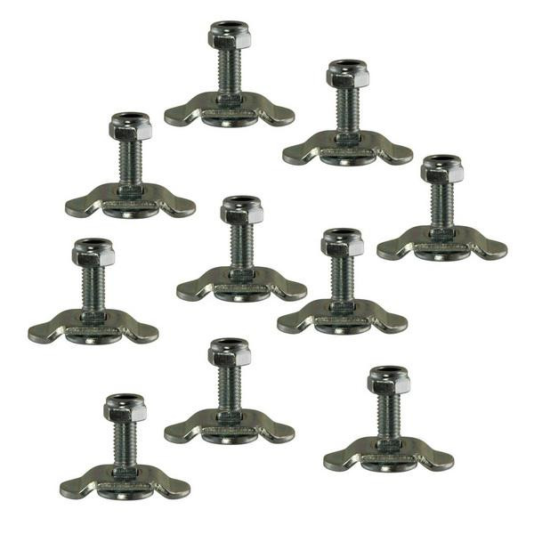 Schraubfitting für Airlineschienen, M8, Gewindelänge 20 mm, 10er Set