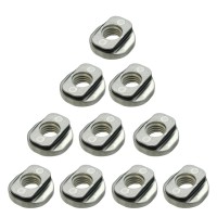 10 x Zurrschienenmutter M8 mit O-Ring, Edelstahl, Schraubfitting f. Airlineschienen 10 x Zurrschienenmutter M8 mit O-Ring, Edelstahl, Schraubfitting f. Airlineschienen