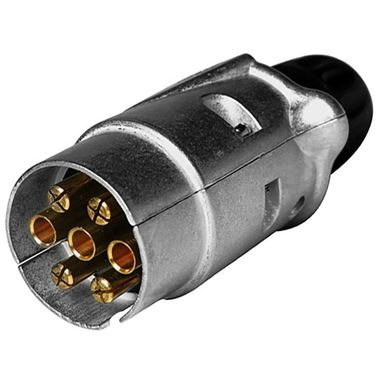 ASPÖCK Stecker 12 V, 7-pol., Leichtmetall - 13-3015-007