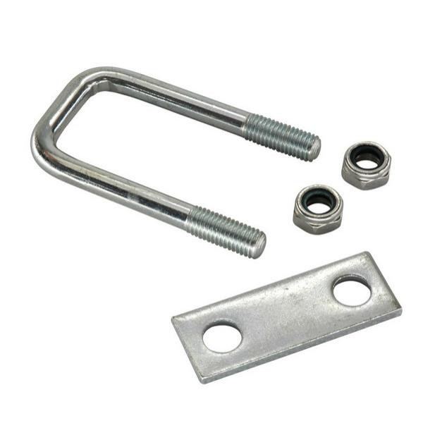 4x Zurrbügel Eckig Mit Gegenplatte – Für Anhänger & Ladeflächen