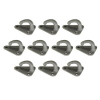 Planenhaken zum Anschrauben, große Ausführung, feuerverzinkt - 10 Stück Planenhaken zum Anschrauben, große Ausführung, feuerverzinkt - 10 Stück