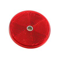ASPÖCK Runder Rückstrahler, 60 mm, rot, selbstklebend - 15-5411-047 ASPÖCK Runder Rückstrahler, 60 mm, rot, selbstklebend - 15-5411-047