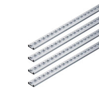 Airlineschiene, Vierkantprofil Premium Light, Länge 1 m, 4er Set Airlineschiene, Vierkantprofil Premium Light, Länge 1 m, 4er Set