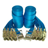 Umreifungsgurt, LC 10000 daN, 6 m, 75 mm, mit Ratsche - 10 Stück Umreifungsgurt, LC 10000 daN, 6 m, 75 mm, mit Ratsche - 10 Stück