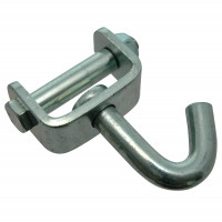 Wirbelspitzhaken für Gurtbreite 50 mm, LC 2500 daN, Bruchkraft 5000 daN Wirbelspitzhaken für Gurtbreite 50 mm, LC 2500 daN, Bruchkraft 5000 daN