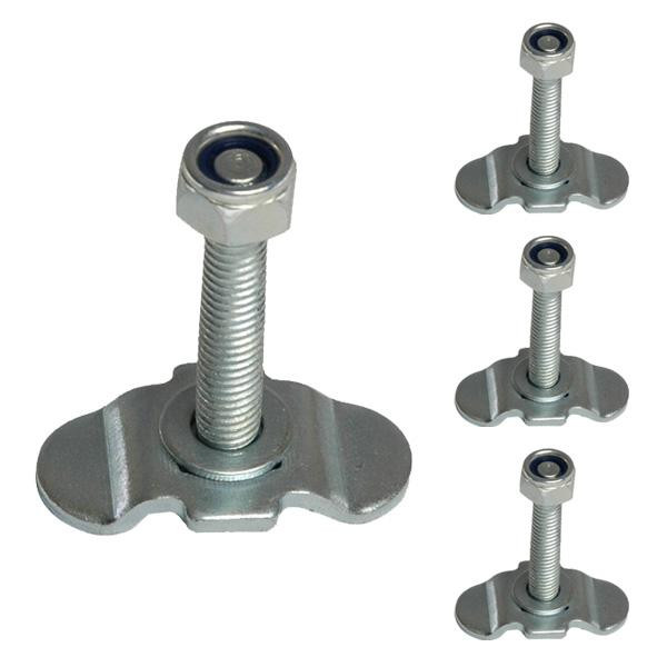 Schraubfitting plus für Airlineschienen, M8 x 45 mm, BS 1000 daN, 4er Set