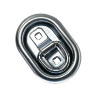 Zurrpunkt / Zurröse oval, doppelseitig versenkend, Zugkraft 350 daN - 20er Set Zurrpunkt / Zurröse oval, doppelseitig versenkend, Zugkraft 350 daN - 20er Set