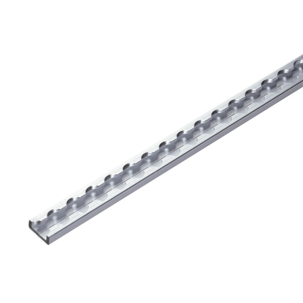 Airlineschiene, Vierkant Premium Light schmal 28 mm, Länge 3 m