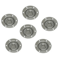 Zurrpunkt / Zurröse, versenkbar, 680 daN, Stahl, 6er Set Zurrpunkt / Zurröse, versenkbar, 680 daN, Stahl, 6er Set