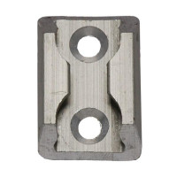 Zurrplatte, Aluminium, eckig, 1 Haltepunkt Zurrplatte, Aluminium, eckig, 1 Haltepunkt
