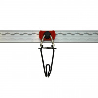 Haken für Endbeschlag für Airlineschienen, 50 daN, schwarz, 6 Stück Haken für Endbeschlag für Airlineschienen, 50 daN, schwarz, 6 Stück