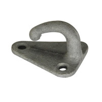 Planenhaken zum Anschrauben, große Ausführung, feuerverzinkt Planenhaken zum Anschrauben, große Ausführung, feuerverzinkt