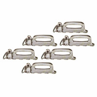 Quattro-Stud-Fitting, Vierfachendbeschlag mit Ring, Bruchlast 5000 daN, 6er Set Quattro-Stud-Fitting, Vierfachendbeschlag mit Ring, Bruchlast 5000 daN, 6er Set