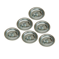 Zurrpunkt / Zurröse, versenkbar, 500 daN, Stahl, 6er Set Zurrpunkt / Zurröse, versenkbar, 500 daN, Stahl, 6er Set